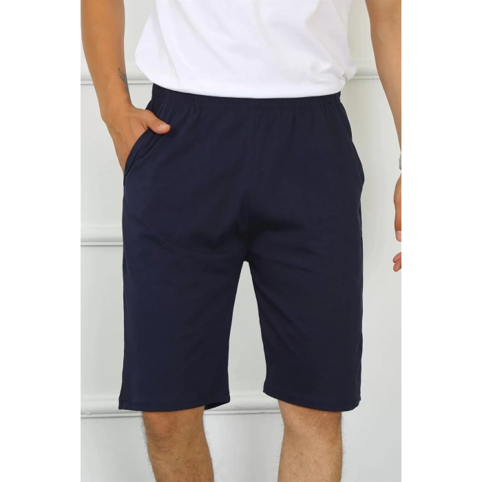 Moda Erkek Pamuk Lacivert Kapri