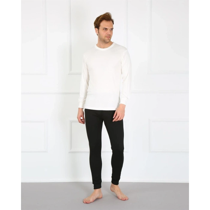 Moda Erkek Pamuk Siyah Tek Alt İçlik