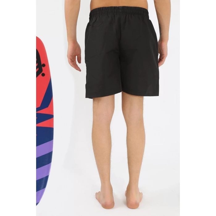 Moda Erkek Siyah Deniz Şortu