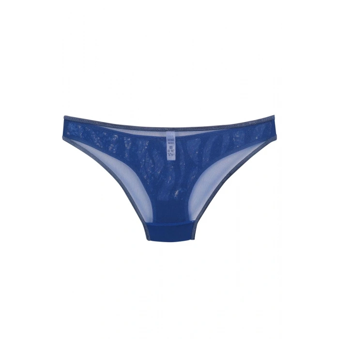 Moda Kadın Lacivert Payet Detaylı 2li Slip