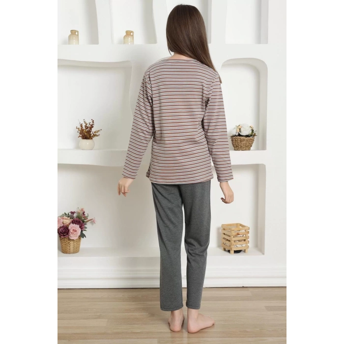 Moda Kız Çocuk Penye Pijama Takım