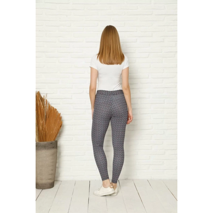 Moda Penye Likralı Tayt Lacivert