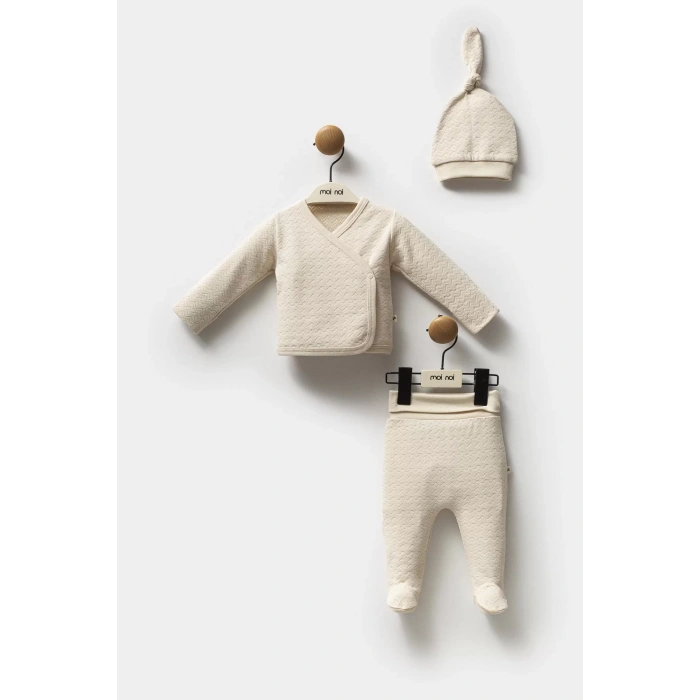 Moi Noi Zıbın Takım Mnb3027 Bej