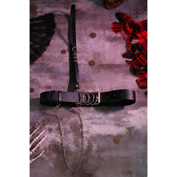 Omuzdan Tek Askılı Deri Harness - Brf939
