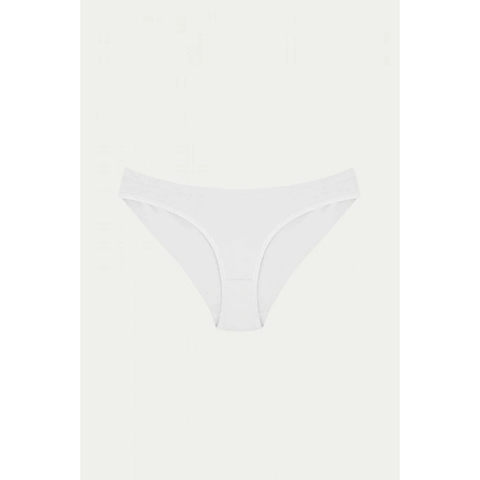 Pamuklu Siyah Beyaz Ten Rengi 3lü Külot