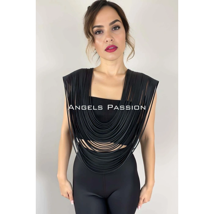 Püsküllü Şık Omuz Harness - Brf1394