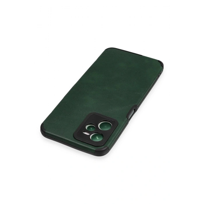 Realme C35 Kılıf Loop Deri Silikon - Yeşil