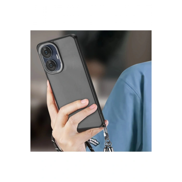 Realme C55 Kılıf Elegant Kapak - Derin Mor