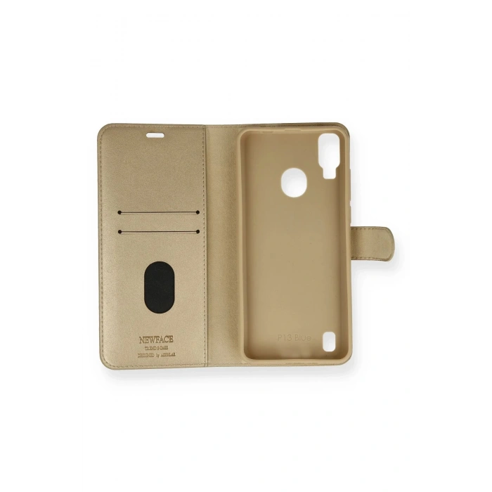 Reeder P13 Blue Kılıf Trend S Plus Kapaklı Kılıf - Gold