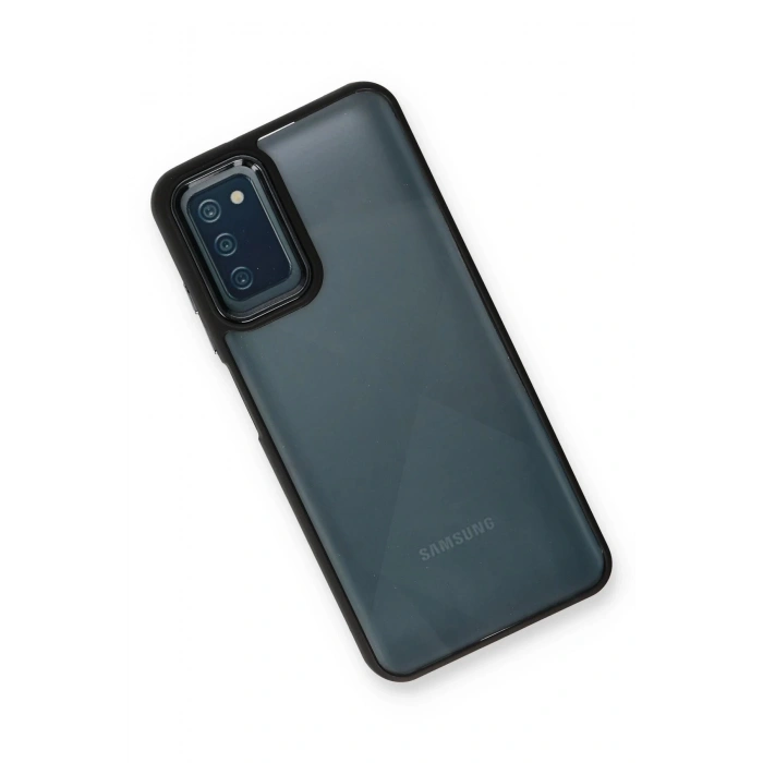 Samsung Galaxy A03S Kılıf Dora Kapak - Siyah