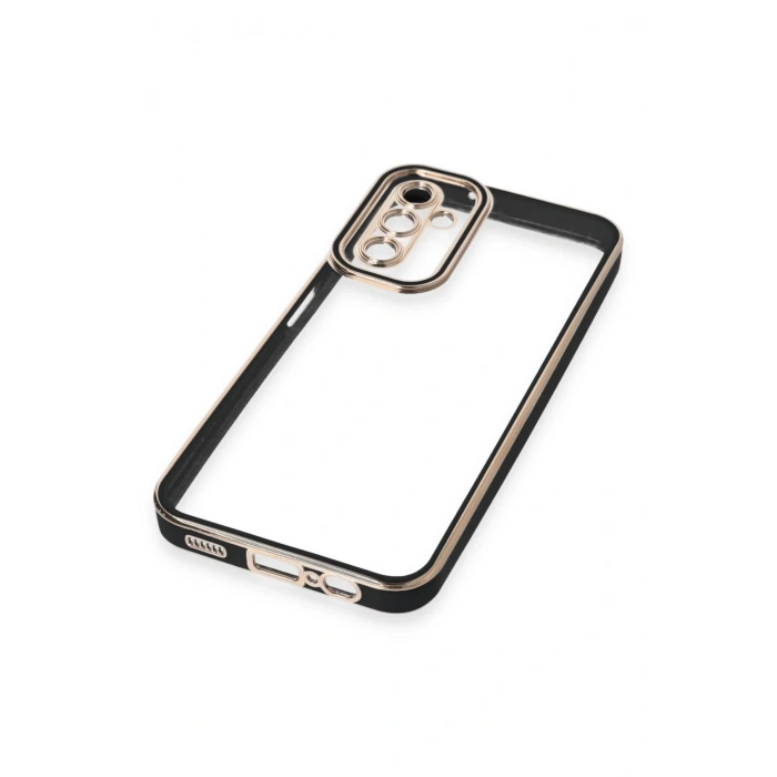 Samsung Galaxy A14 4G Kılıf Liva Lens Silikon - Siyah