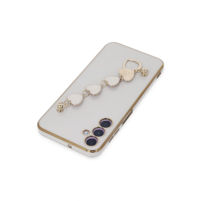 Samsung Galaxy A24 4G Kılıf Esila Silikon - Beyaz