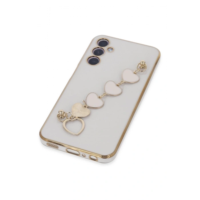 Samsung Galaxy A24 4G Kılıf Esila Silikon - Beyaz