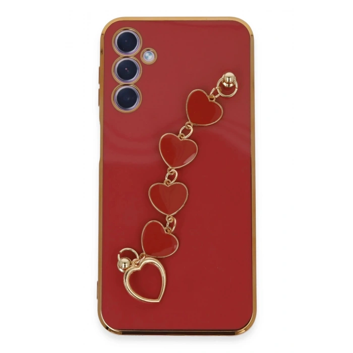 Samsung Galaxy A24 4G Kılıf Esila Silikon - Kırmızı