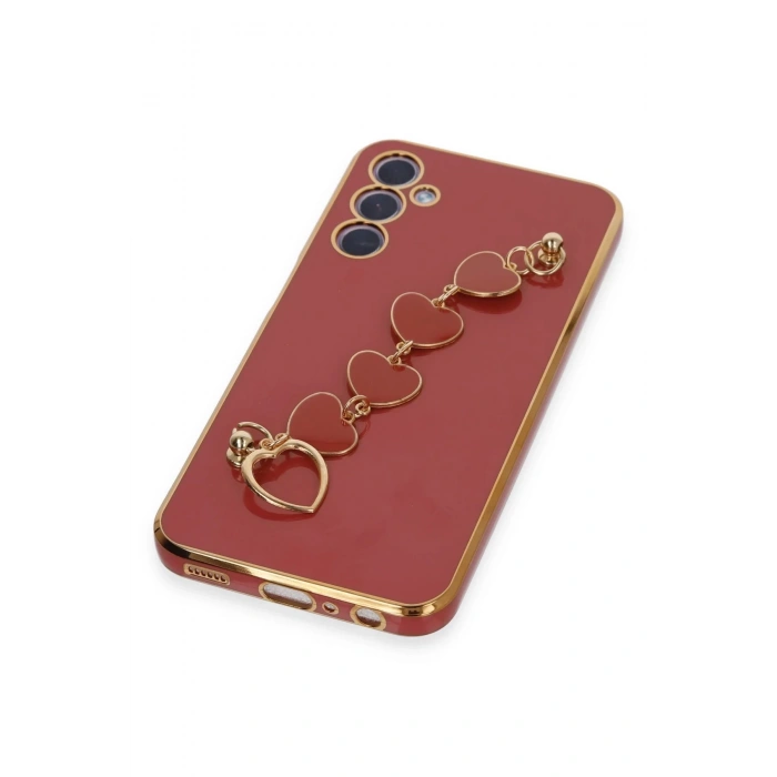 Samsung Galaxy A24 4G Kılıf Esila Silikon - Kırmızı