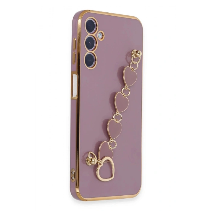 Samsung Galaxy A24 4G Kılıf Esila Silikon - Mor