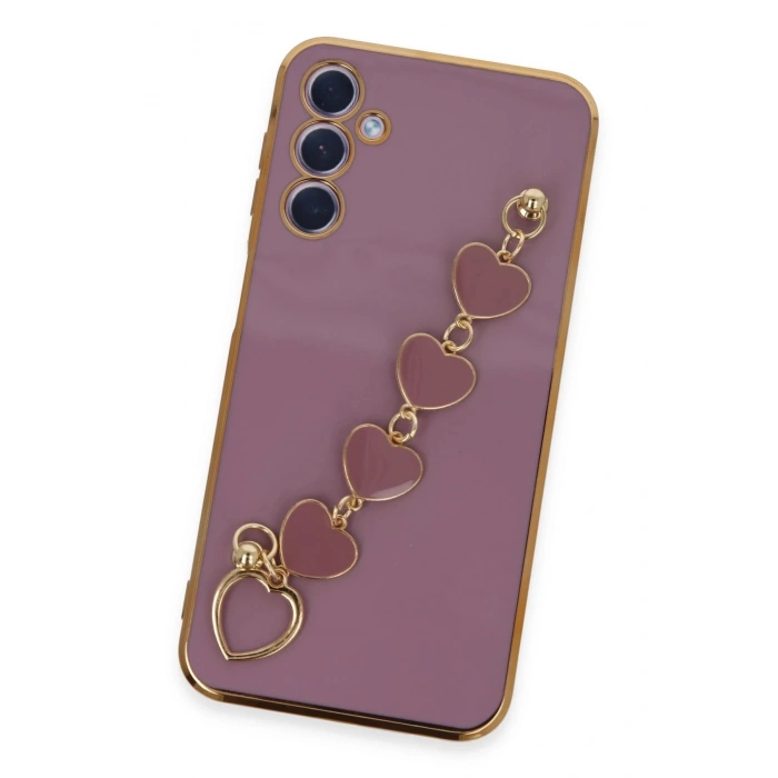 Samsung Galaxy A24 4G Kılıf Esila Silikon - Mor