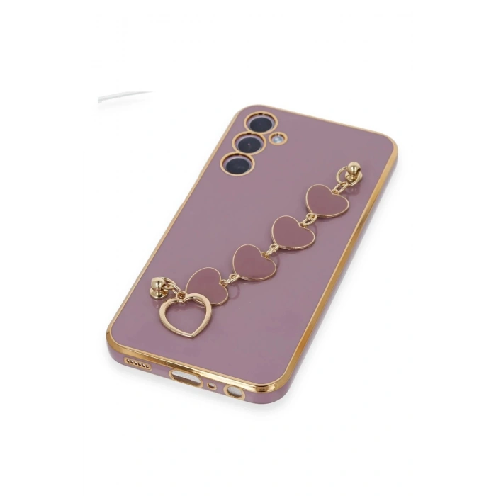 Samsung Galaxy A24 4G Kılıf Esila Silikon - Mor