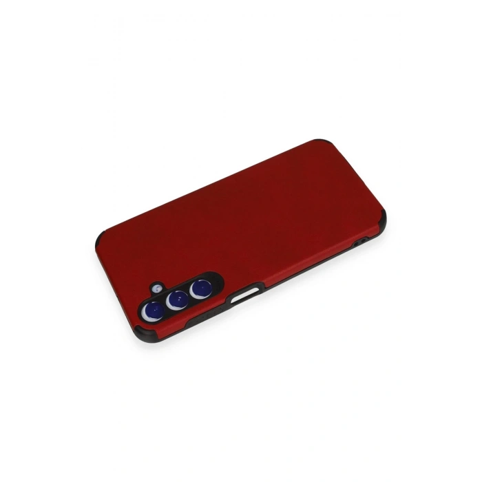 Samsung Galaxy A35 5G Kılıf Loop Deri Silikon - Kırmızı