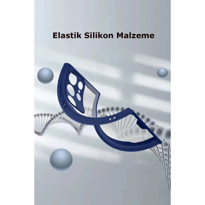 Samsung Galaxy S23 Ultra Kılıf Platin Silikon - Kırmızı