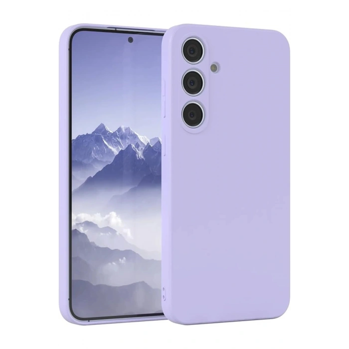 Samsung Galaxy S24 FE Kılıf First Silikon - Lila