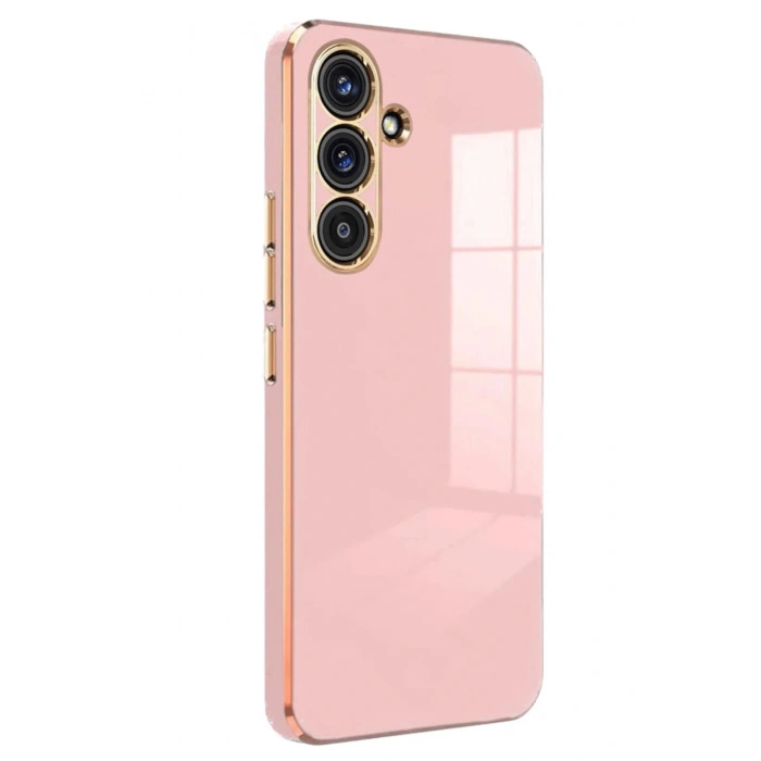 Samsung Galaxy S25 Plus Kılıf Volet Silikon - Pembe
