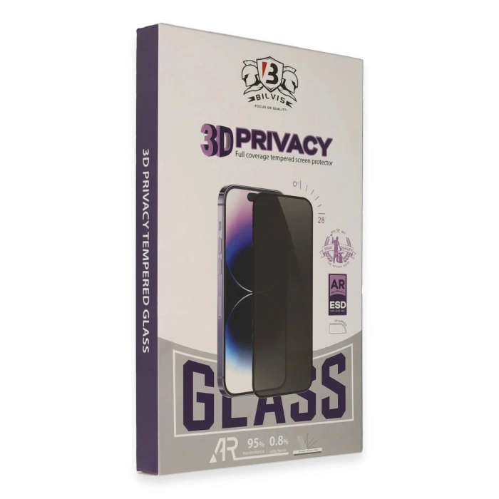 Samsung Galaxy S25 Ultra Bilvis 3D Hayalet Cam Ekran Koruyucu