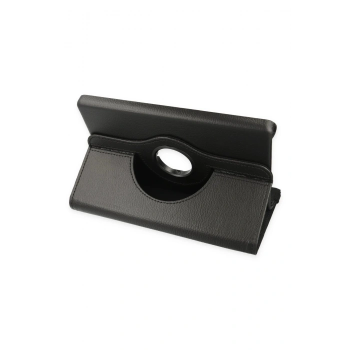 Samsung Galaxy X510 Tab S9 FE 11 Kılıf 360 Tablet Deri Kılıf - Siyah