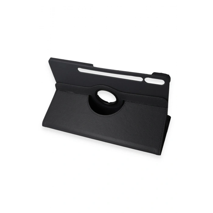 Samsung Galaxy X610 Tab S9 FE Plus 12.4 Kılıf 360 Tablet Deri Kılıf - Siyah