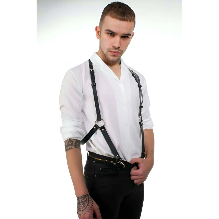 Seksi Deri Erkek  Pantolon Kemeri - Brfm29