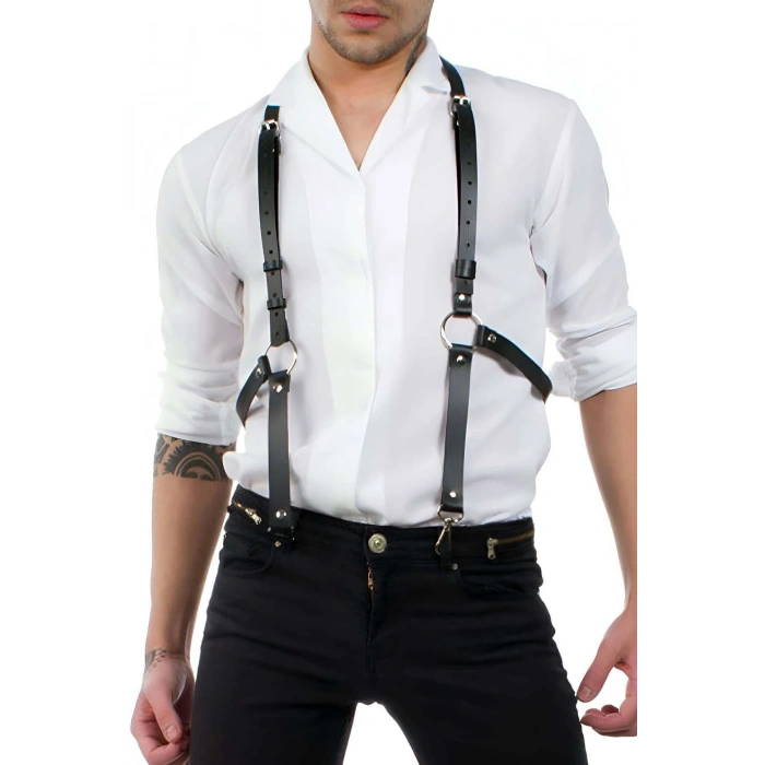 Seksi Deri Erkek  Pantolon Kemeri - Brfm29