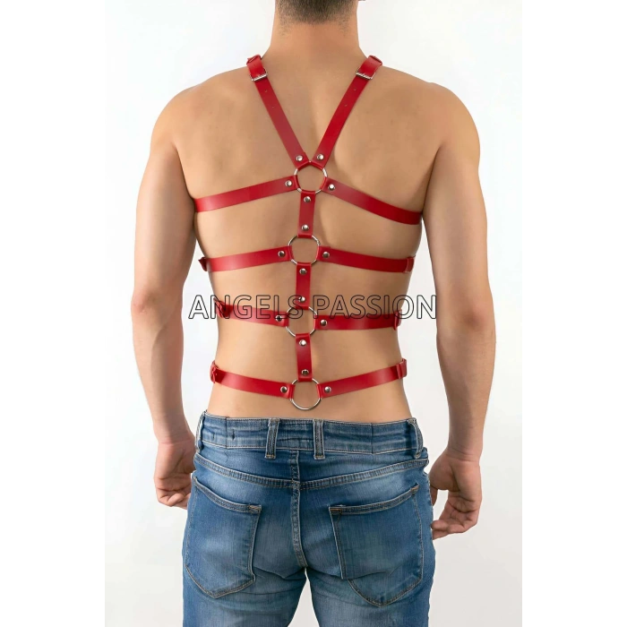 Seksi Erkek  Body Harness, Deri Erkek  Body Harness - Brfm54