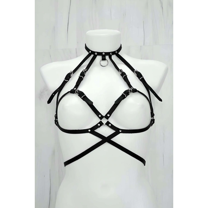 Seksi Giyim Deri Harness - Brf330