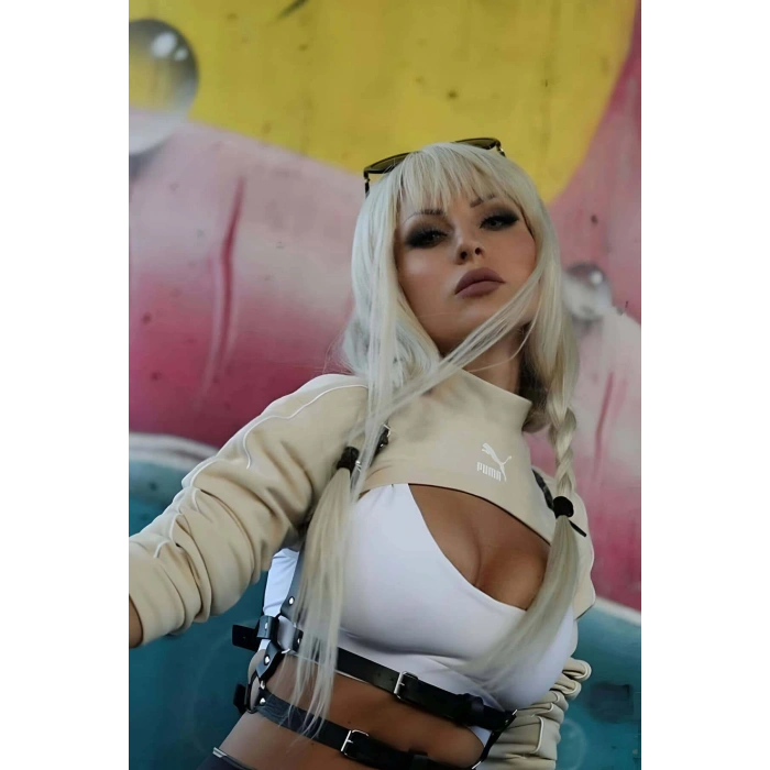 Şık Deri Kemer, Beli Saran Deri Harness - Brf606