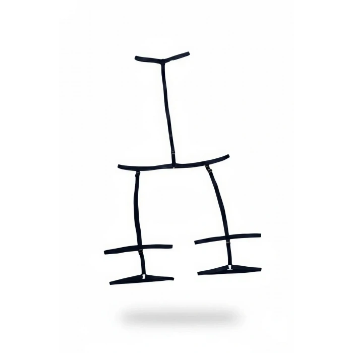 Siyah Body Harness Ayarlanabilir Uyluk Kemerli - Brf150