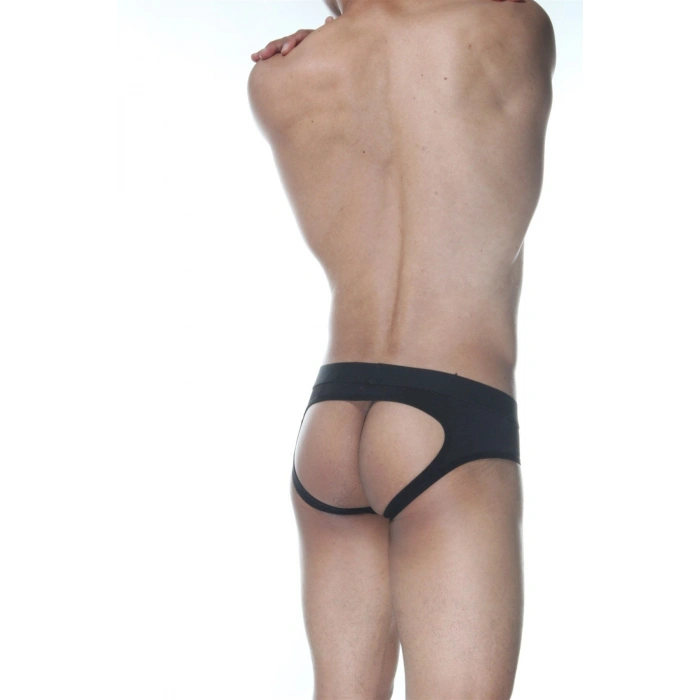 Siyah Jockstrap Erkek  İç Giyim