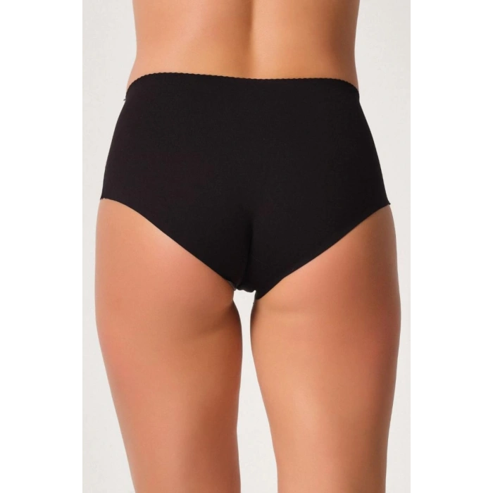 Siyah Mı Emay 2702 Lazer Kesim Toparlayıcı Mama Slip Korse