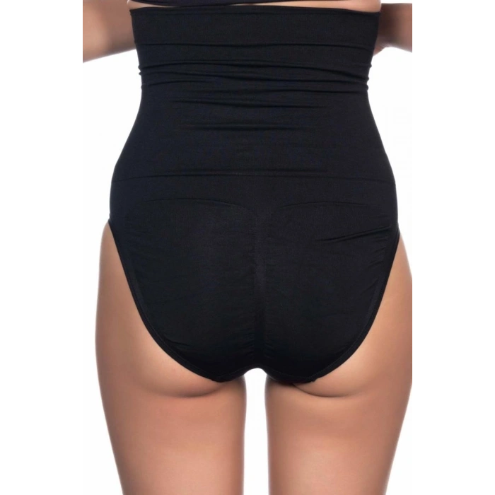 Siyah Yüksek Bel Double Slip Korse
