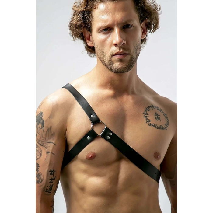 Tek Omuz Deri Erkek  Harness - Brf211