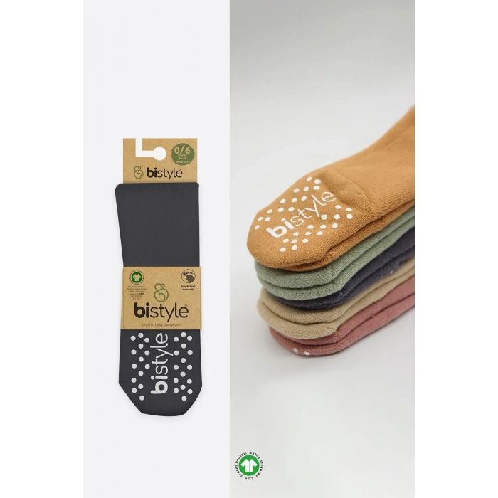 Tekli Kaymaz Mix Havlu Külotlu Çorap 50501 Antrasit