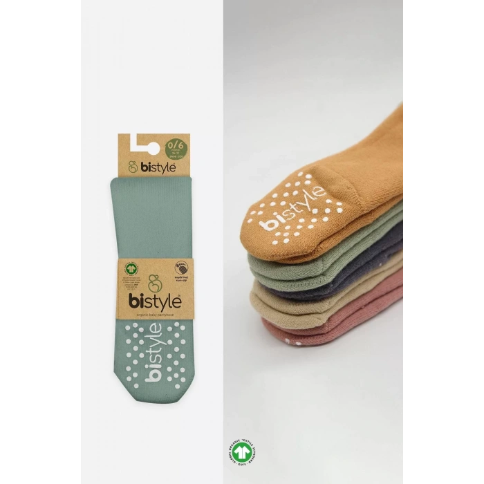 Tekli Kaymaz Mix Havlu Külotlu Çorap 50501 Nil