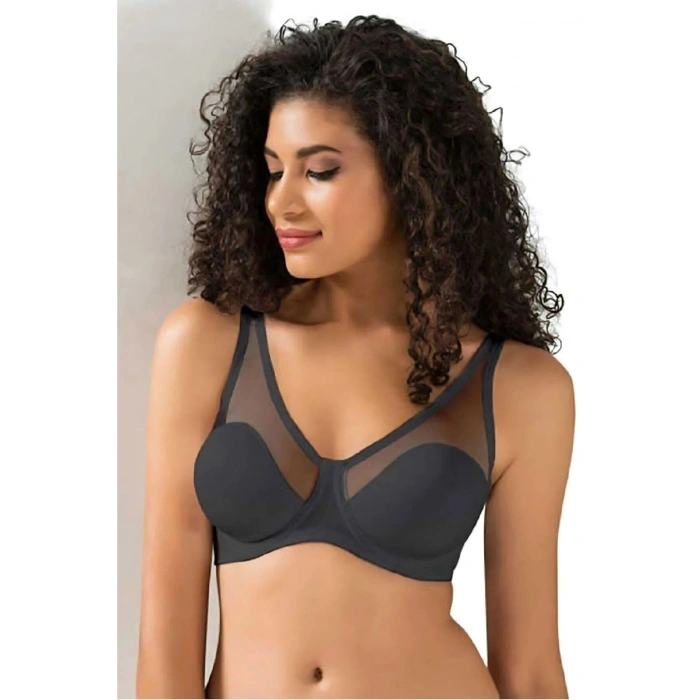 Tül Kaplı Soft C-cup Sütyen Kadın 9200