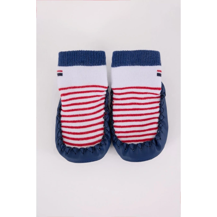 U.s. Polo Assn Çarık Çorap Usb2600 Beyaz-lacivert