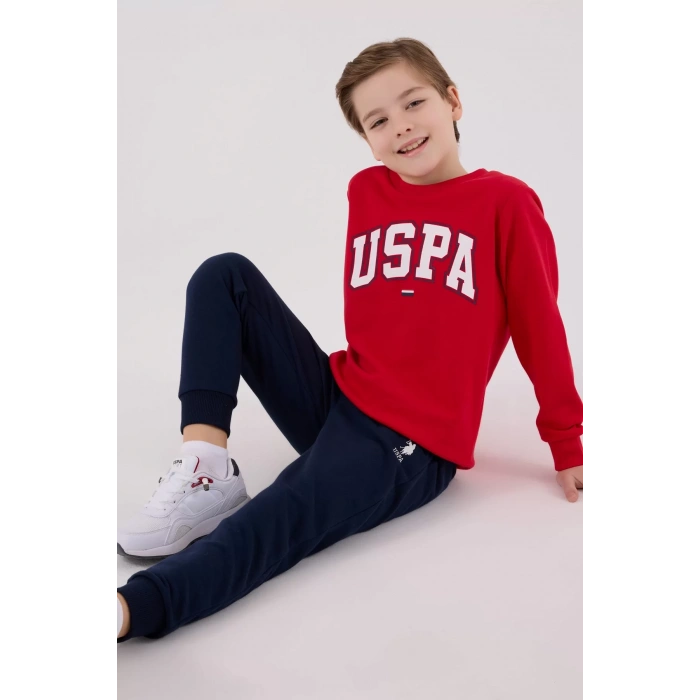 U.s. Polo Assn Eşofman Takımı Us2227-4 Kırmızı