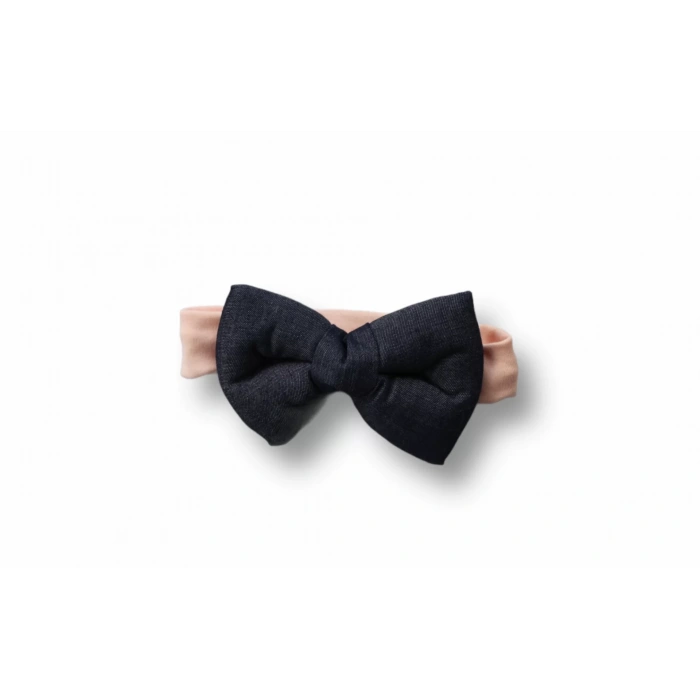 Vip Kedi Baskılı Bandanalı Kısa Kollu Sweat 3lü Kız Bebek Takımı Pudra