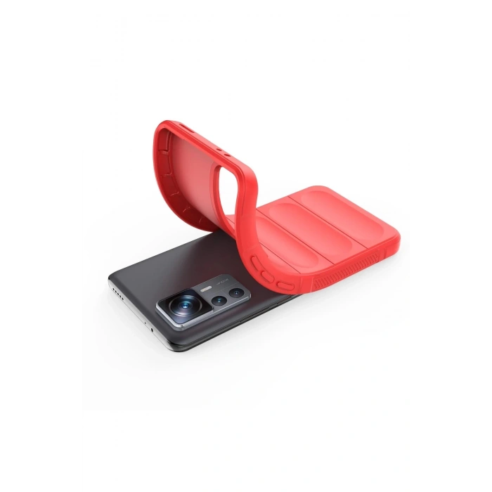 Xiaomi Mi 12T Pro Kılıf Optimum Silikon - Kırmızı