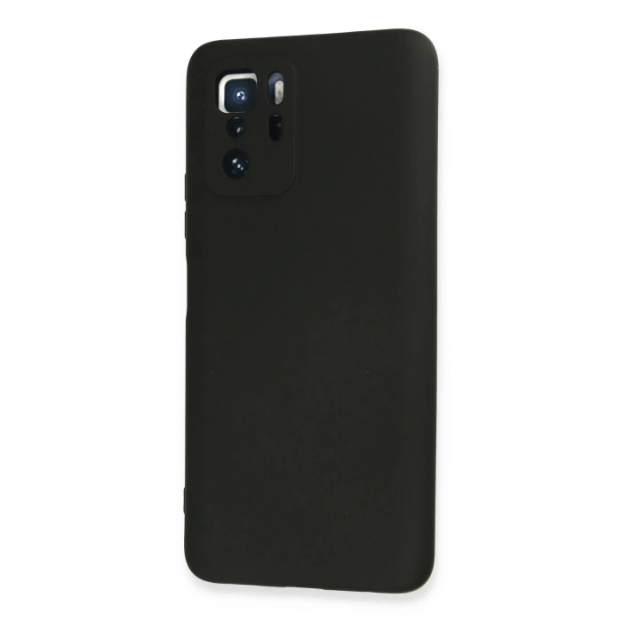 Xiaomi Poco X3 GT Kılıf Nano içi Kadife Silikon - Siyah