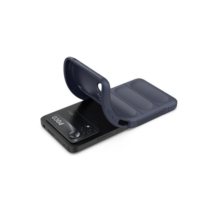 Xiaomi Poco X4 Pro 5G Kılıf Optimum Silikon - Lacivert