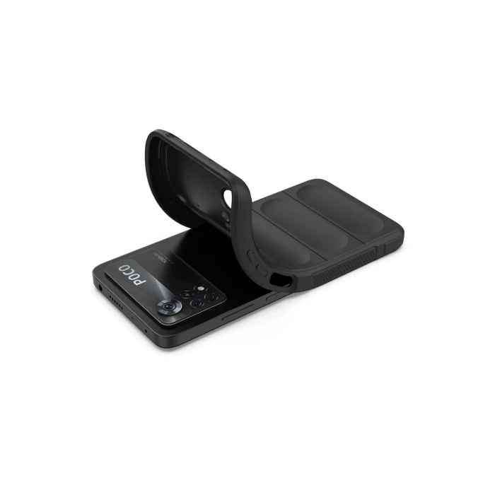 Xiaomi Poco X4 Pro 5G Kılıf Optimum Silikon - Siyah