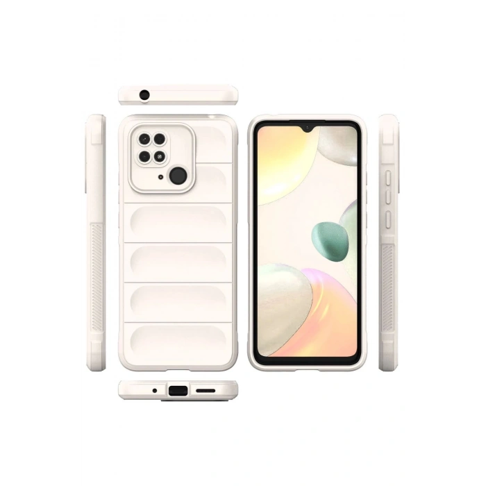 Xiaomi Redmi 10C Kılıf Optimum Silikon - Krem